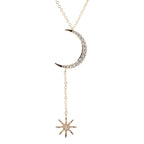 Celestial Moon and Star Necklace