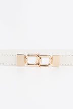 Geometric Double Buckle Elastic Belt