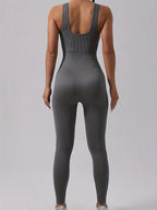 Women’s Ribbed Sleeveless Jumpsuit