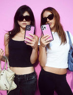 Polka Dot | Pink and White Samsung Galaxy Case