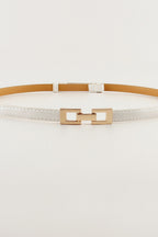 PU Skinny Belt