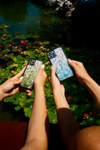 Gallery Girlie Blue iPhone Case