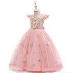 Banquet Evening Dress Girl Princess Tutu Little Host Performance Costume