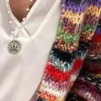 Women's Colorful Long Sleeve Cardigan