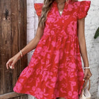 Women’s Floral A-Line Vacation Dress