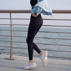 Women's Athletic High-waisted Tummy-control And Butt-lifting Base Leggings