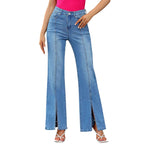 Womens Stylish Slim-fit Blue Jeans
