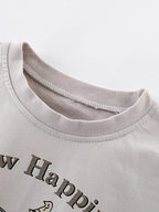 Children's Cartoon Graphic Short Sleeve T-Shirt