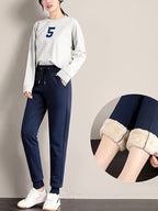 🖤 Women’s Fleece Sweatpants Jogger — Boyfriend Style
