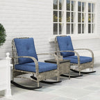 Stylish Three Piece Wicker Patio Furniture Set