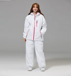Unisex Windproof And Waterproof Loose-fitting Fashionable Ski Suit Set