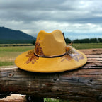 Aurelia- Burned Wide Brim Hat