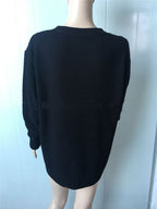 Bat Sleeve Knit Cardigan Sweater Loose Jacket