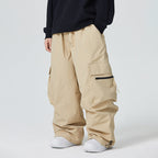 Waterproof Loose-fitting And Abrasion-resistant Mens Snow Pants For Alpine Skiing