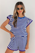 Xiomara Trim Cap Sleeve Top