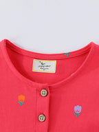 Children's Dinosaur Button-Front Dress