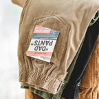 Men's Casual Khaki Corduroy Pants for Autumn/Winter