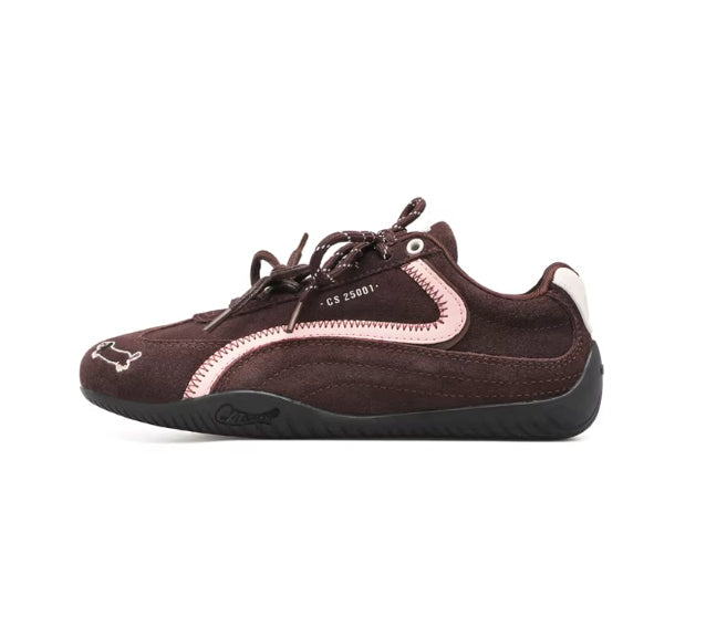 Retro Low-Heel Racing Sneakers Unisex