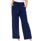 New Womens Independent-site Solid-color Shopee Casual Pants
