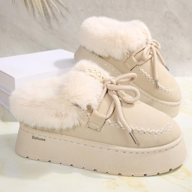 Women's Striped Chunky Heel Wedge Loafers