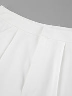 Snap Detail Long Sleeve Top and Shorts Set