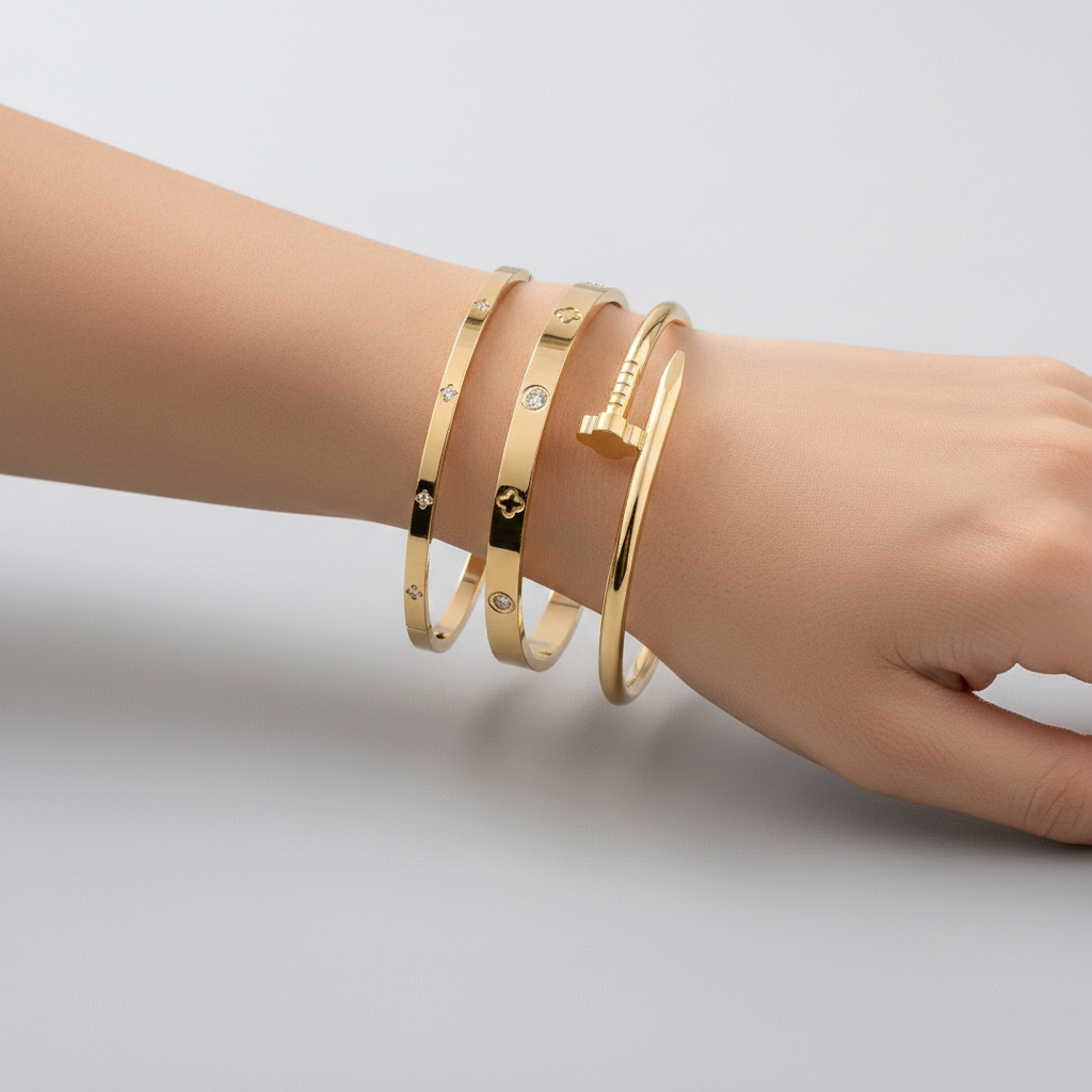 Floral Bracelet Set