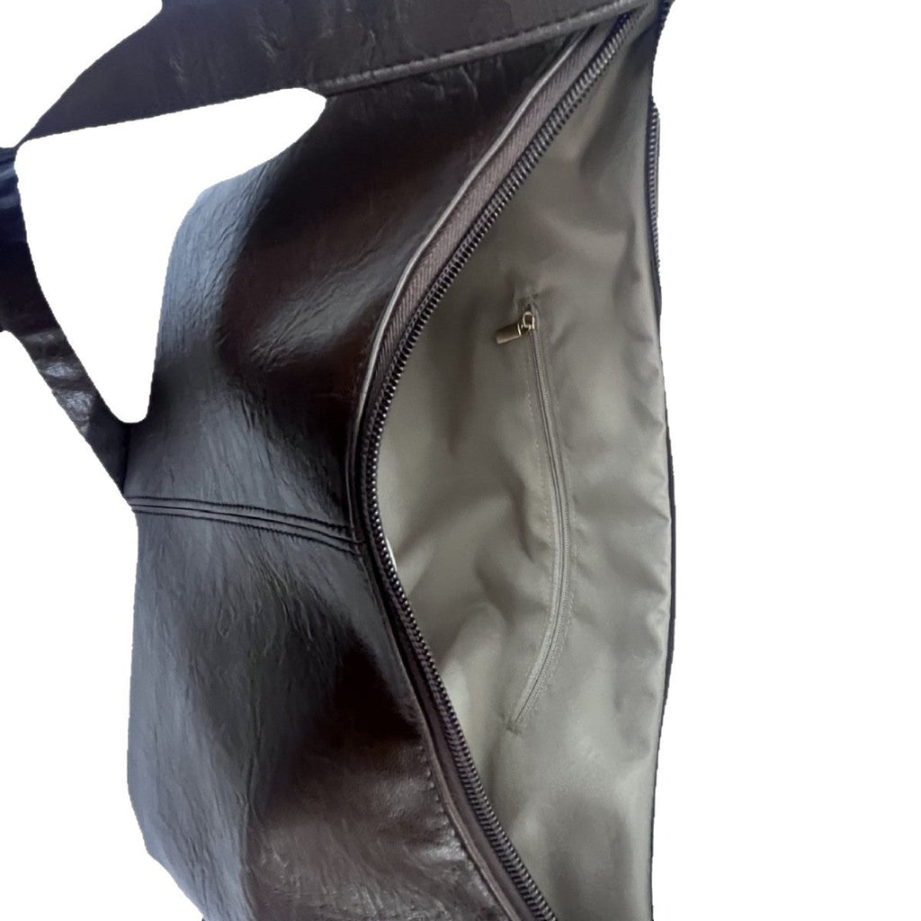 PU Leather Crossbody Bag with Adjustable Strap