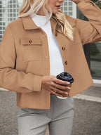 Women’s Plus Size Flannel Jacket