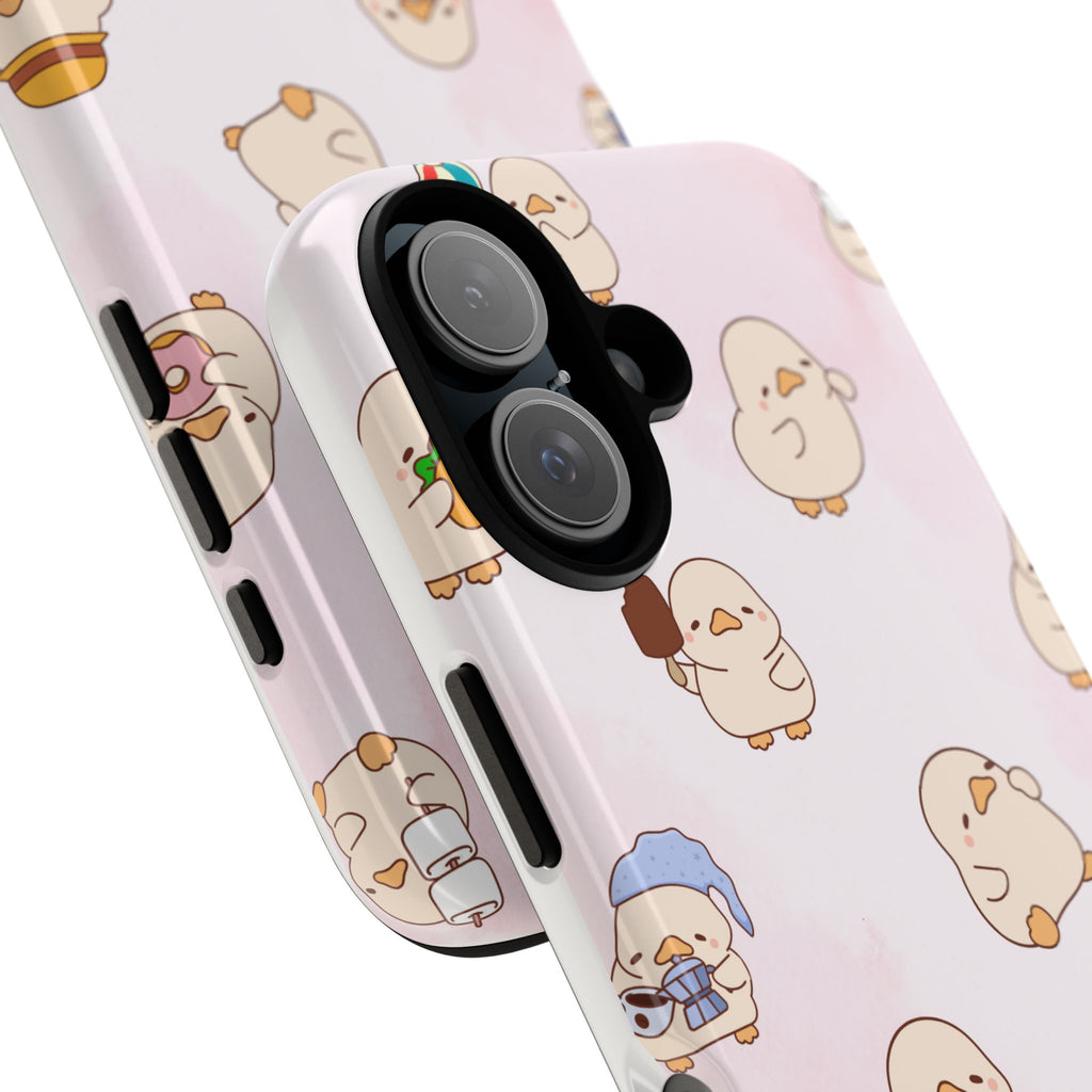 Cute Chick Pattern Phone Case Kawaii Pastel Protective Cover