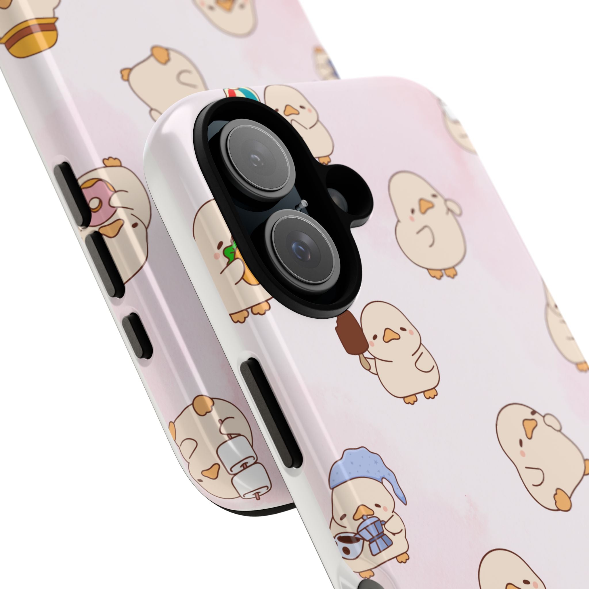 Cute Chick Pattern Phone Case Kawaii Pastel Protective Cover