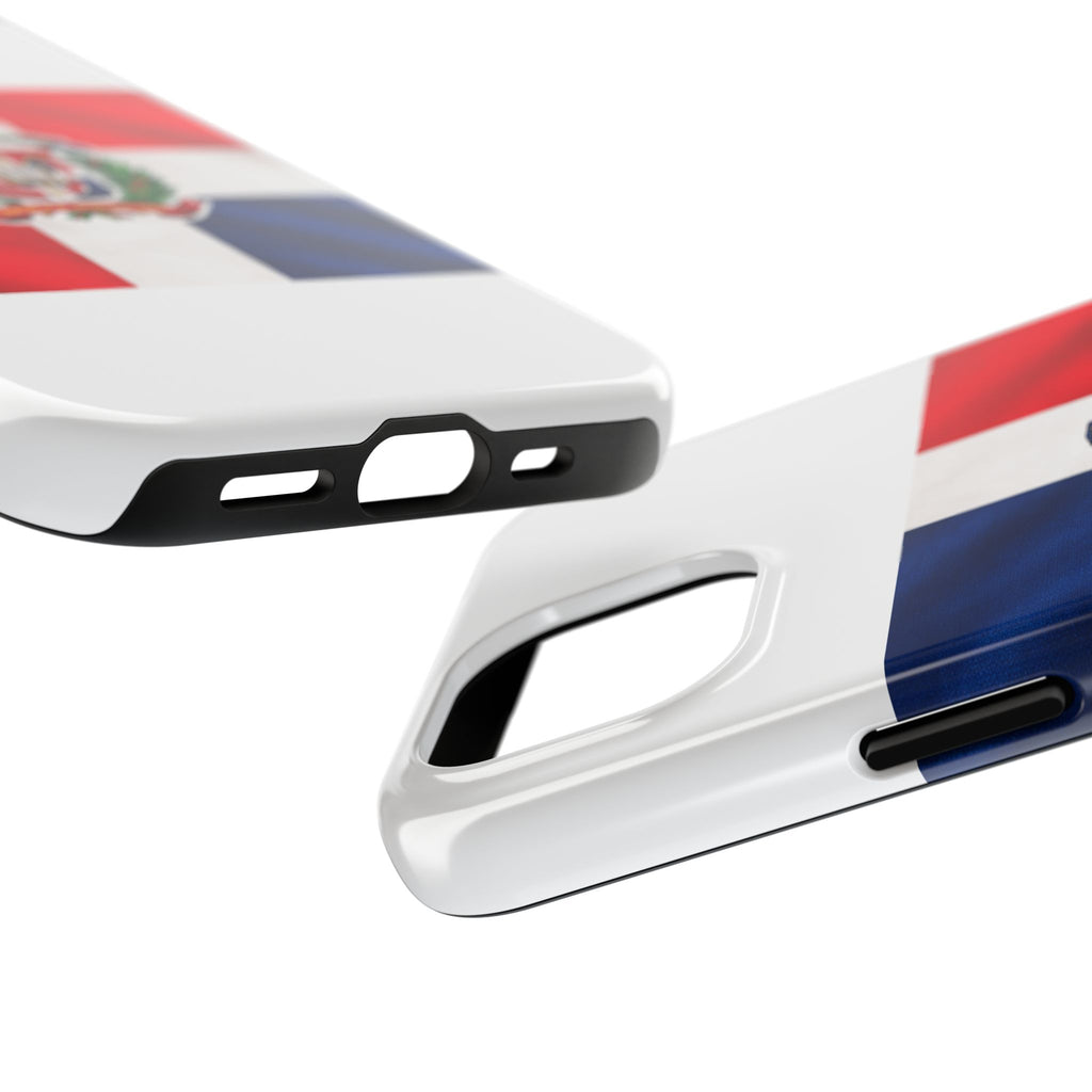 Dominican Flag Tough Phone Case Protective Patriotic Phone Cover