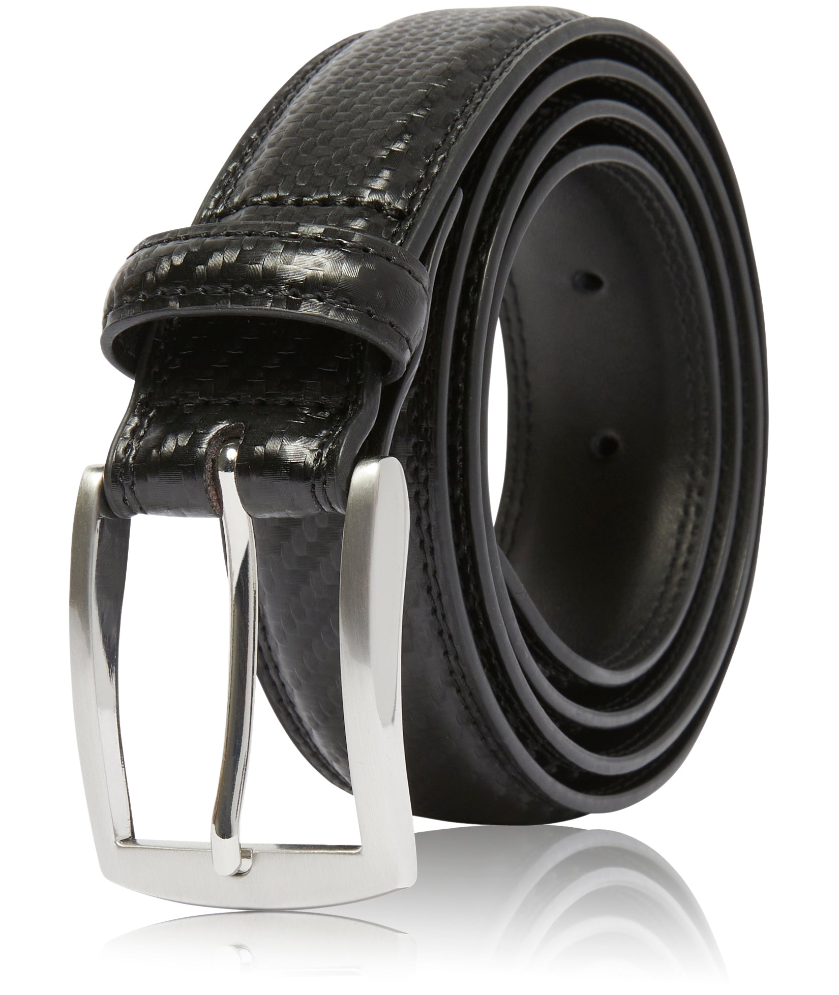 Genuine Leather Belt for Men – Zinc Alloy Buckle, 1.25" Strap
