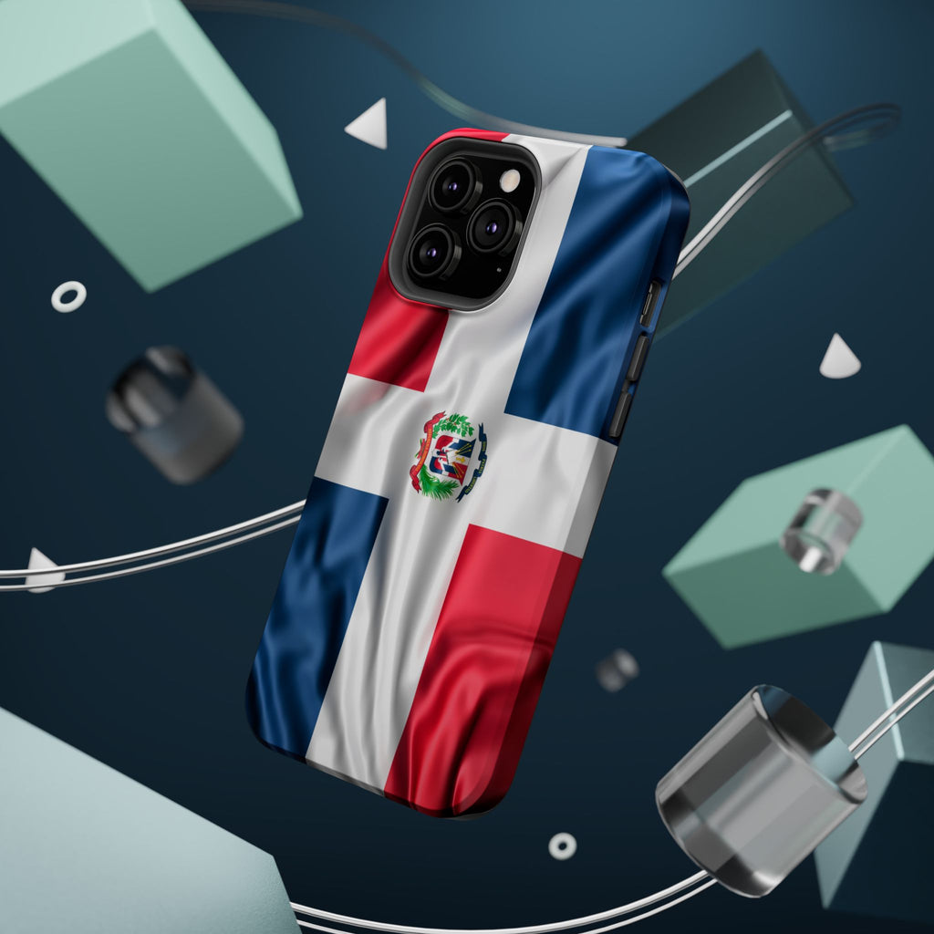 Dominican Republic Flag Magnetic Impact Resistant Phone Case