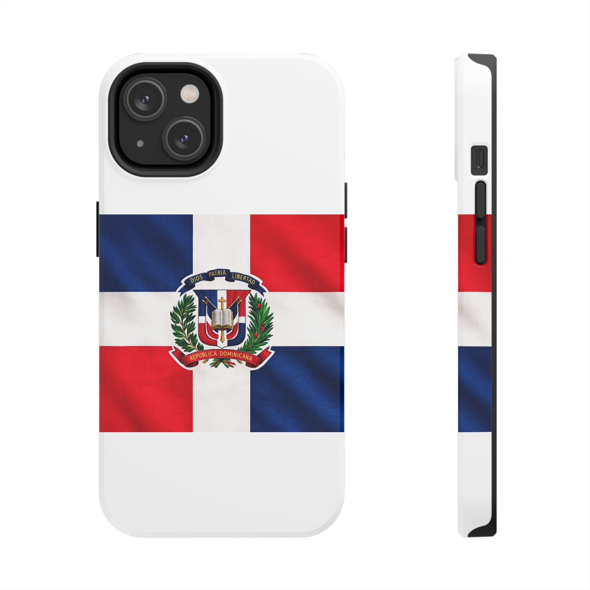 Dominican Flag Tough Phone Case Protective Patriotic Phone Cover