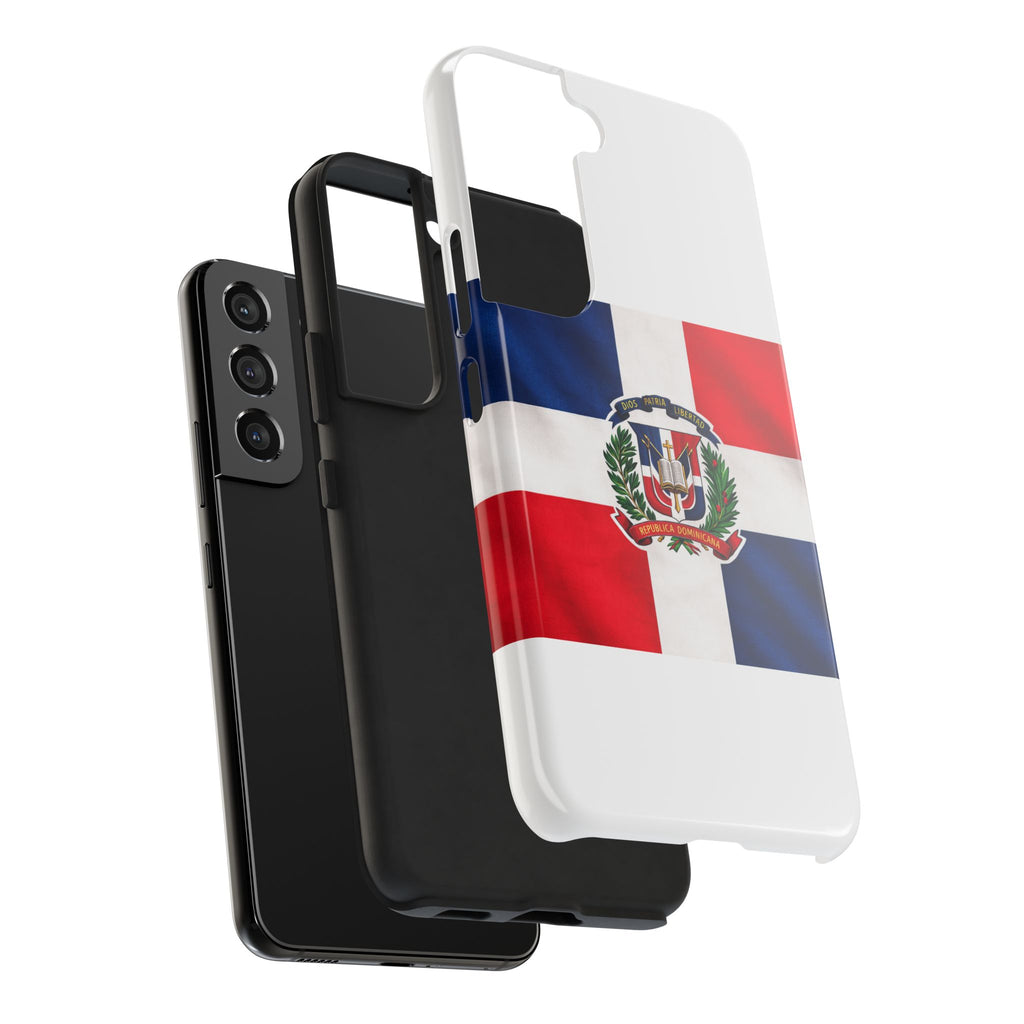 Dominican Flag Tough Phone Case Protective Patriotic Phone Cover