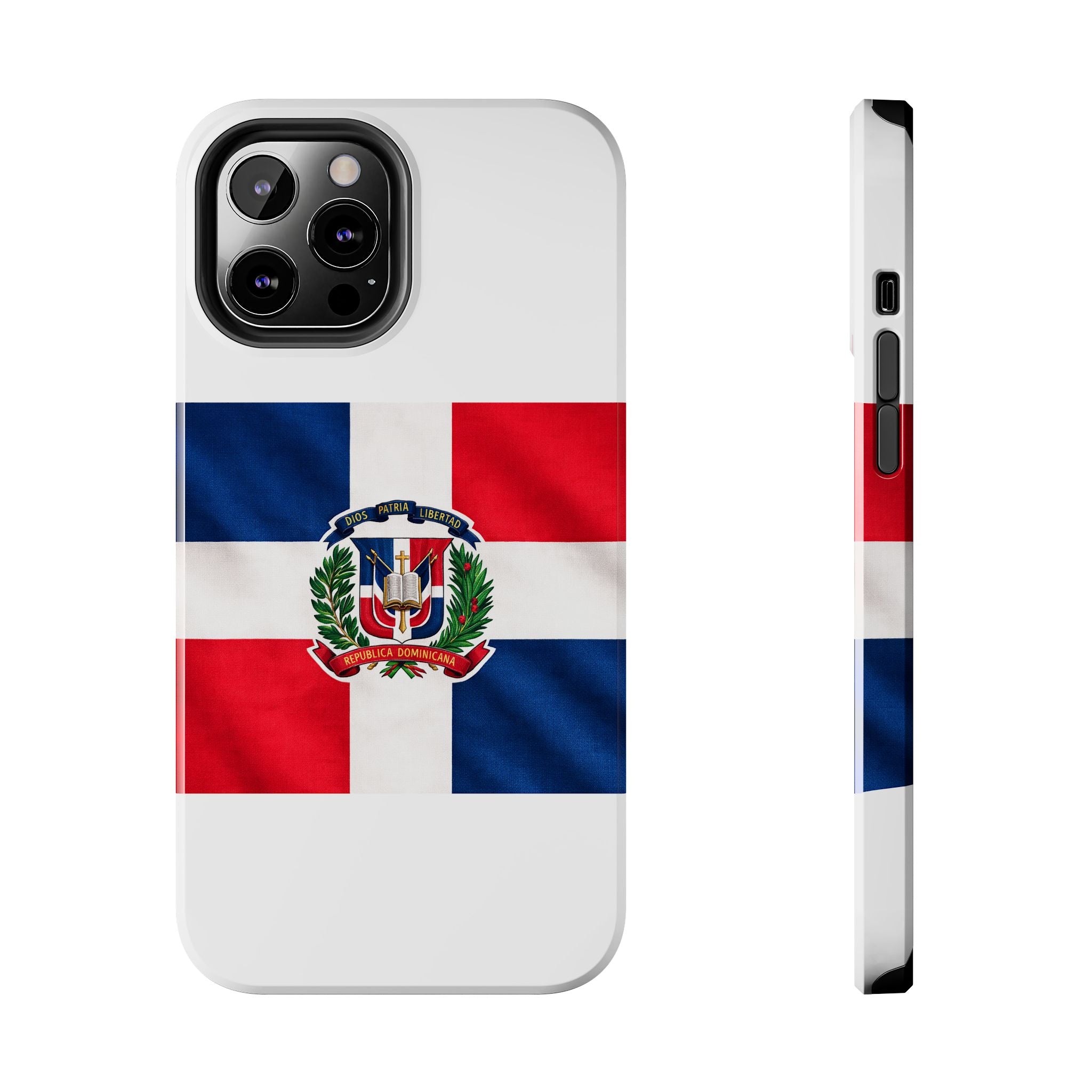 Dominican Flag Tough Phone Case Protective Patriotic Phone Cover