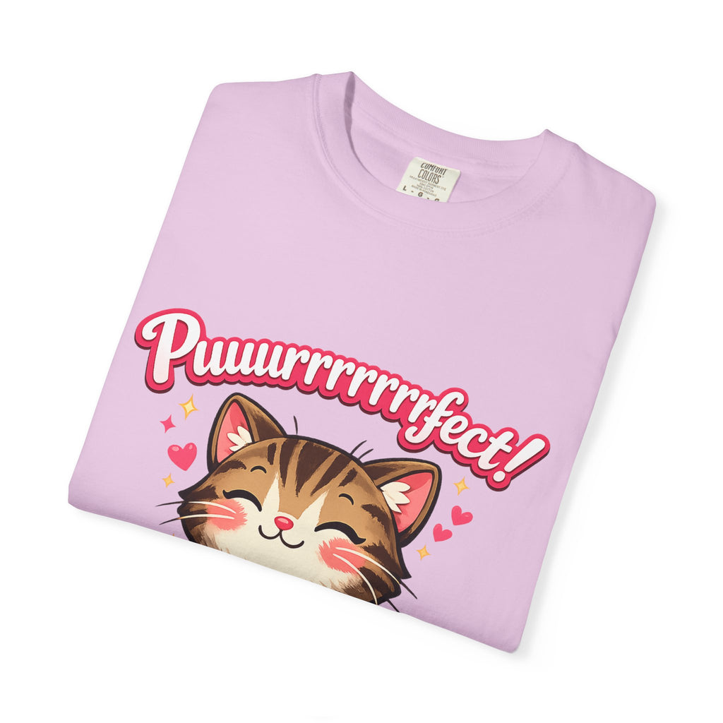 Puuurrrrfect! Cute Tabby Cat Graphic T-Shirt
