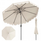 10 FT Patio Umbrella with Push Button Tilt and Crank