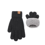 Gloves Outdoor Riding Wind-proof And Cold Protection Fleece-lined Thickened