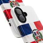 Dominican Flag Tough Phone Case Protective Patriotic Phone Cover