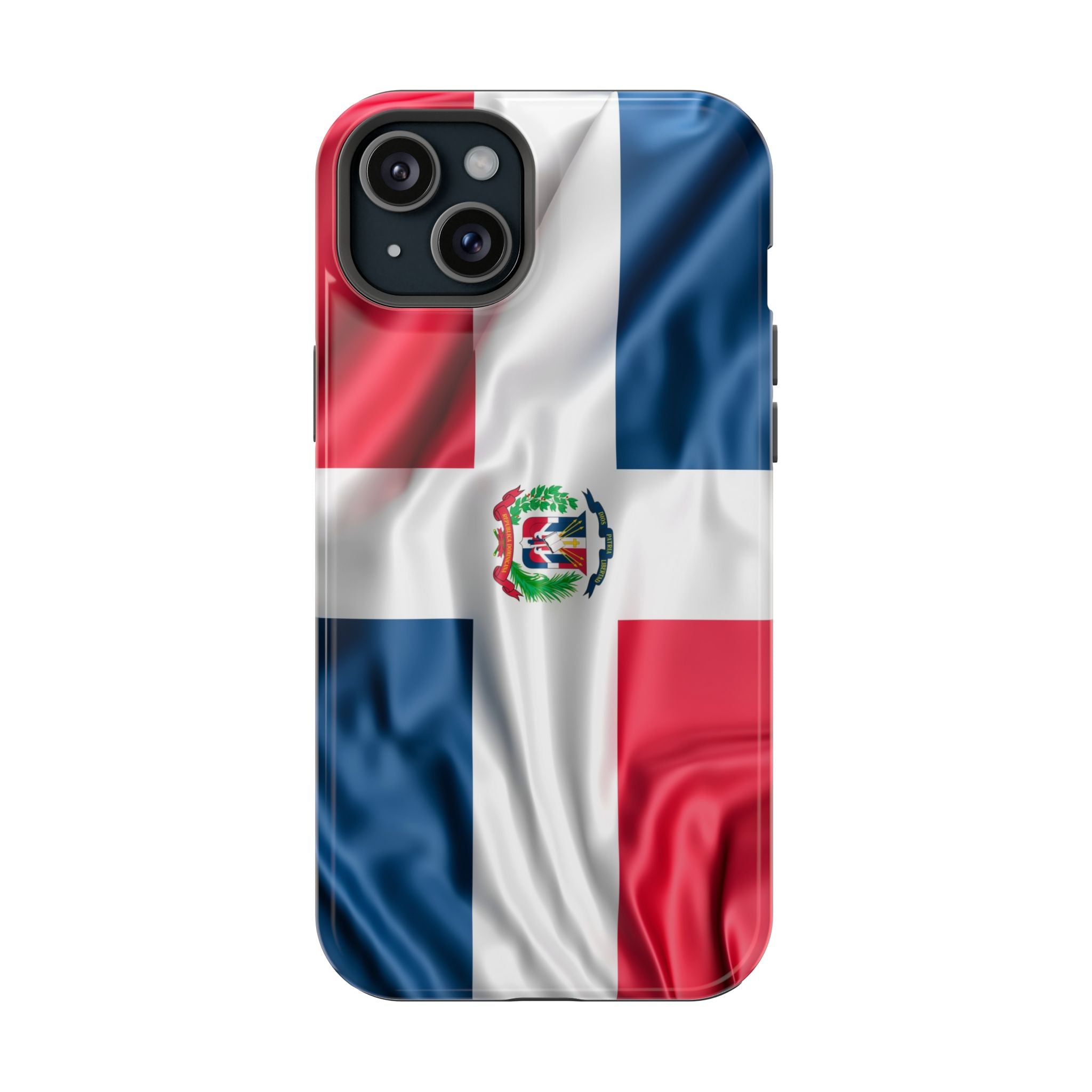 Dominican Republic Flag Magnetic Impact Resistant Phone Case