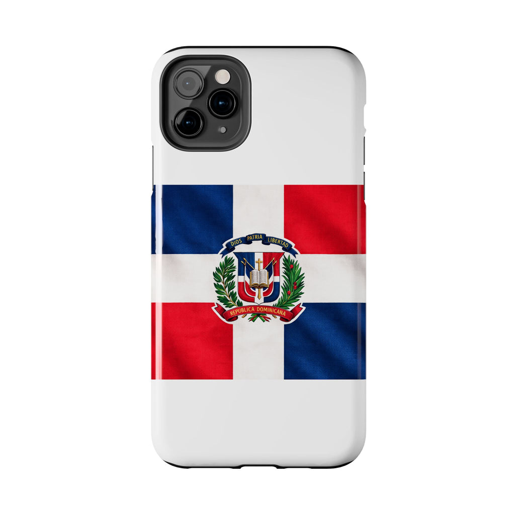 Dominican Flag Tough Phone Case Protective Patriotic Phone Cover