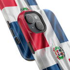 Dominican Republic Flag Magnetic Impact Resistant Phone Case