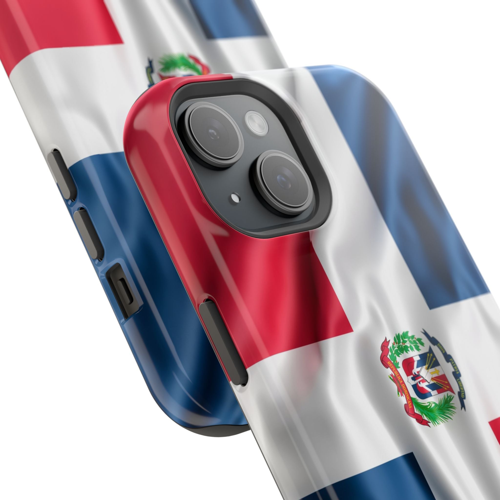 Dominican Republic Flag Magnetic Impact Resistant Phone Case