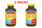 Nature Made Burp Less Fish Oil 1200 mg 200 Soft-gels 2Pack! 400 Soft-gels Total