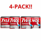 Tylenol Extra Strength Acetaminophen Rapid Release Gels 4-Pack, 400 Count Total (4 x 100 ct Bottles), 500 mg Fast-Acting Pain Reliever and Fever Reducer