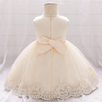 Baby girl one year old net yarn princess dress
