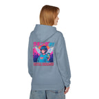 Digital Dreamer Unisex Fleece Hoodie, Cozy Graphic Sweatshirt, Anime Style Hoodie, Perfect Gift for Gamers, Casual Streetwear