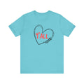 Heartfelt Love Unisex Tee - Casual Style, Y'all Shirt, Gift for Friends, Valentine's Day, Cozy Outfit, Everyday Wear