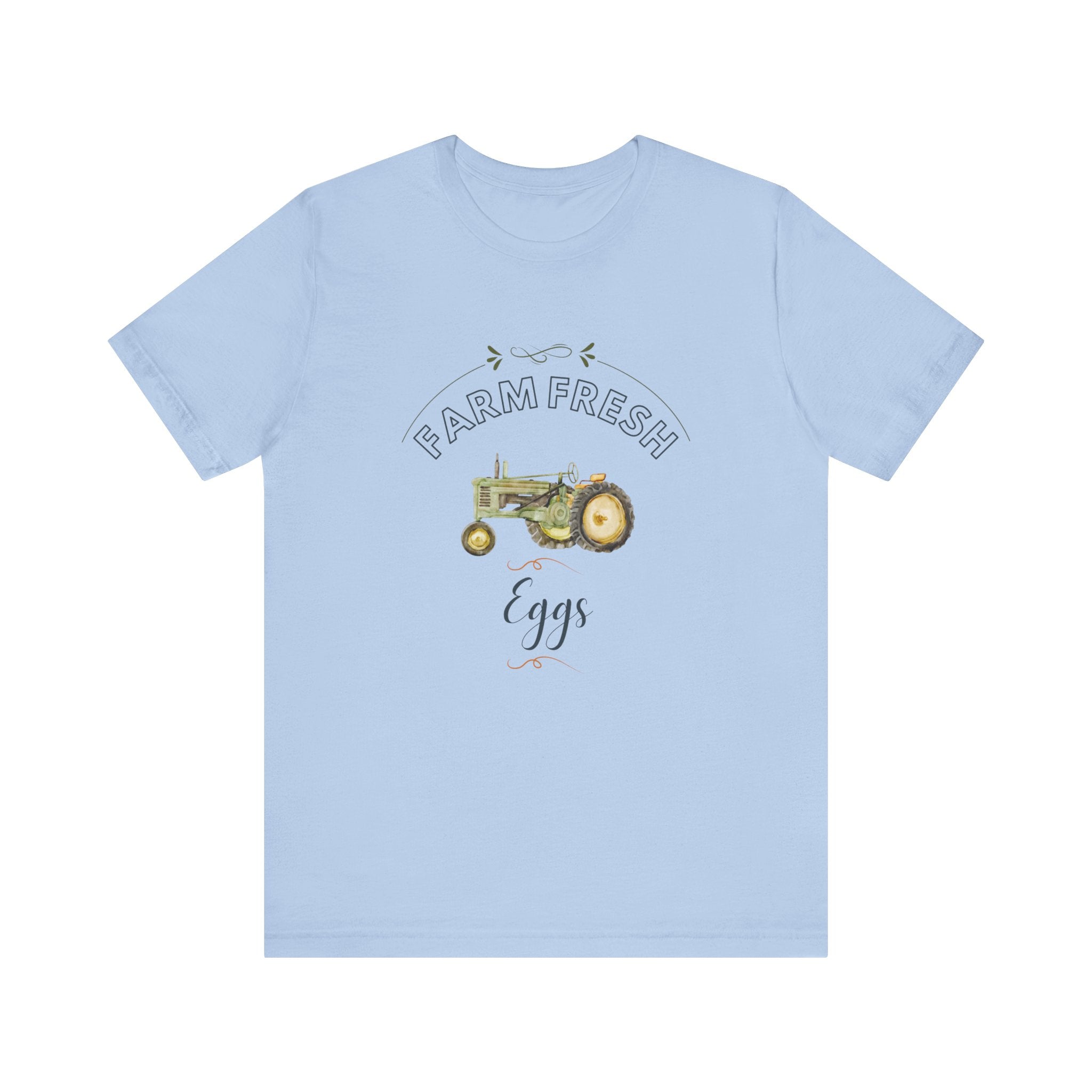 Egg Farm Unisex Tee with Tractor Design